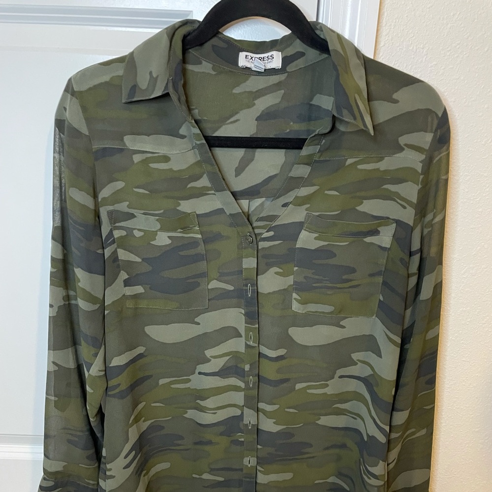 Camo Blouse
